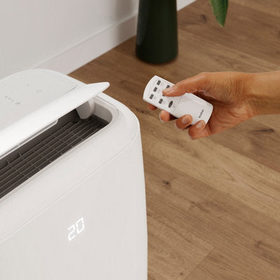Climatiseur Mobile "Kuban" Blanc, 9000 BTU - H. 71,5 X L. 44 X P. 33,5 Cm