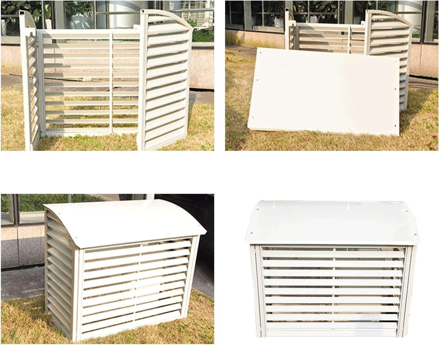 Housse De Protection Pour Climatiseur Mini-Split De Qualité Supérieure, En Aluminium, Avec écran De Protection Supérieur Pour Une Durabilité Et Une Résistance Accrues Aux