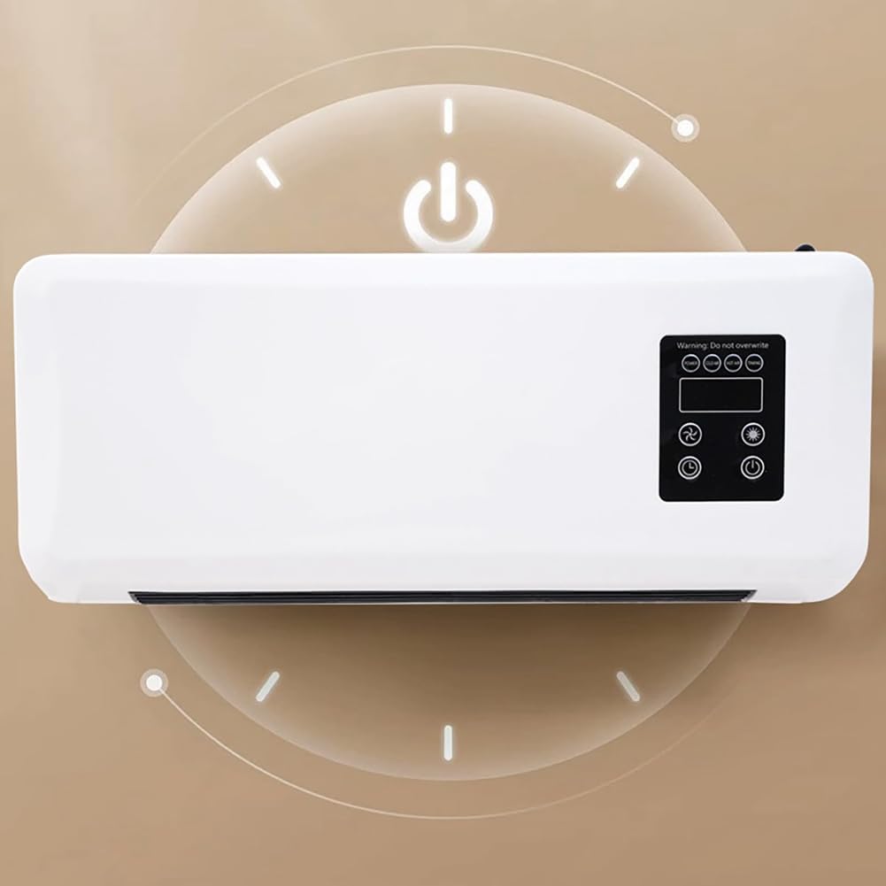  Refroidissement Et Chauffage Chauffage à Double Usage Chauffage Électrique Mural Domestique Climatiseur Prise UE