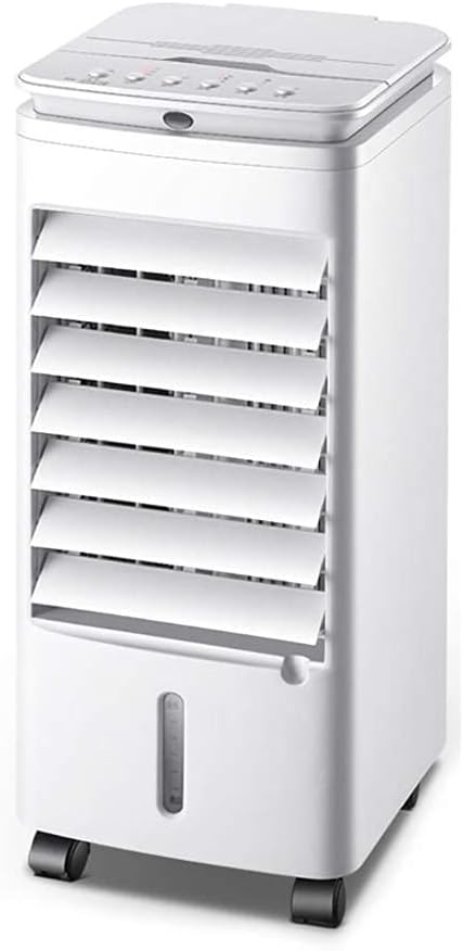 GENERIC Refroidisseur évaporatif Portable Avec Ventilateur à Distance à 3 Vitesses Pour L'air Sec, Unité De Refroidissement De Bureau à Domicile Compacte Avec Coussin En Nid D'abeille, Fonctionnement Silencie