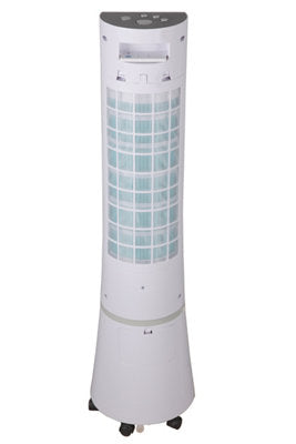  Rafraîchisseur D'air Oscillant Avec Timer 9h - Blanc