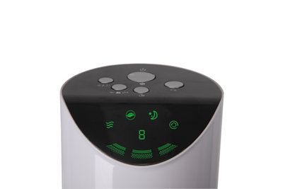  Rafraîchisseur D'air Oscillant Avec Timer 9h - Blanc