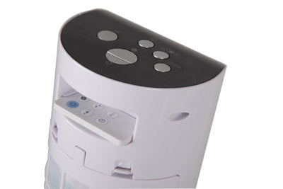  Rafraîchisseur D'air Oscillant Avec Timer 9h - Blanc