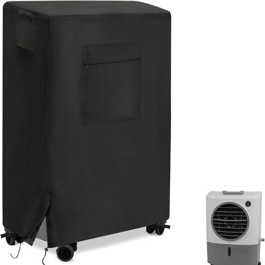  Housse De Refroidisseur Imperméable En Tissu Oxford 210D Par évaporation Avec Protection UV Et Poussière, Cordon De Serrage Sécurisé Et Poignées Latérales, Pour Unités Portables Hessaire MC18M Pour