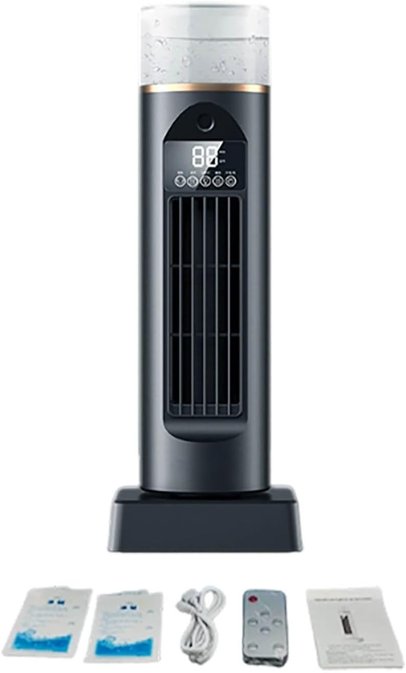 GENERIC Ventilateur De Climatisation – Ventilateurs De Refroidissement Qui Soufflent De L'air Froid | Gadgets Cool Sans Pales – Humidificateur à évaporation Silencieux Avec Minuterie Et Télécommande Pour