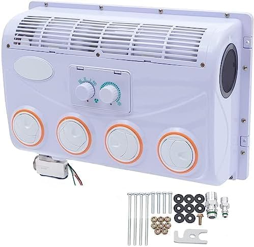  Climatiseur 12V DC Pour Camion De VR, Unité De Refroidissement Compacte De 80W Avec Flux D'air Double Côté, Fonctionnement Silencieux à Faible Bruit, Installation Facile Pour Les Véhicules Agricoles D