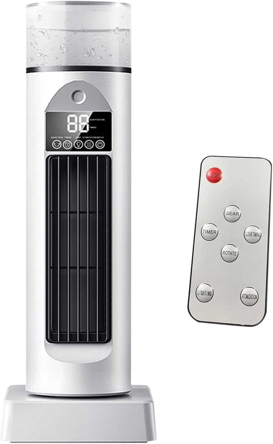  Ventilateur De Climatiseur, Refroidisseur De Pièce Portable, Humidificateur Sans Lame Avec Fonctionnement Silencieux, Ventilateur Minuterie Avec Télécommande, Dispositif De Refroidissement Intérieur,