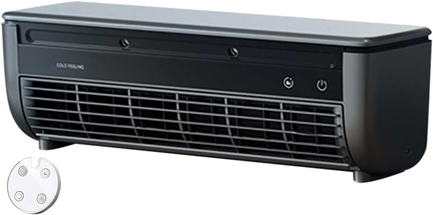  Ventilateur De Refroidissement À Air Mural Portable, Ventilateur De Refroidissement À Trois Vitesses, Refroidisseur D'espace Sans Fil, Pour La Cuisine, La Maison, La Table