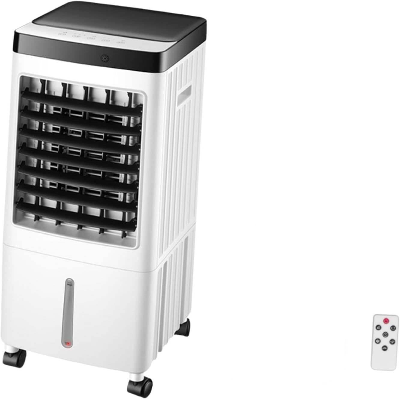 GENERIC Refroidisseur D'air Portable Avec Humidificateur, Ventilateur D'évaporation Silencieux De 3 Vitesses, Minuterie De Télécommande, Unité De Refroidissement De Bureau Compacte Pour L'utilisation à Domici