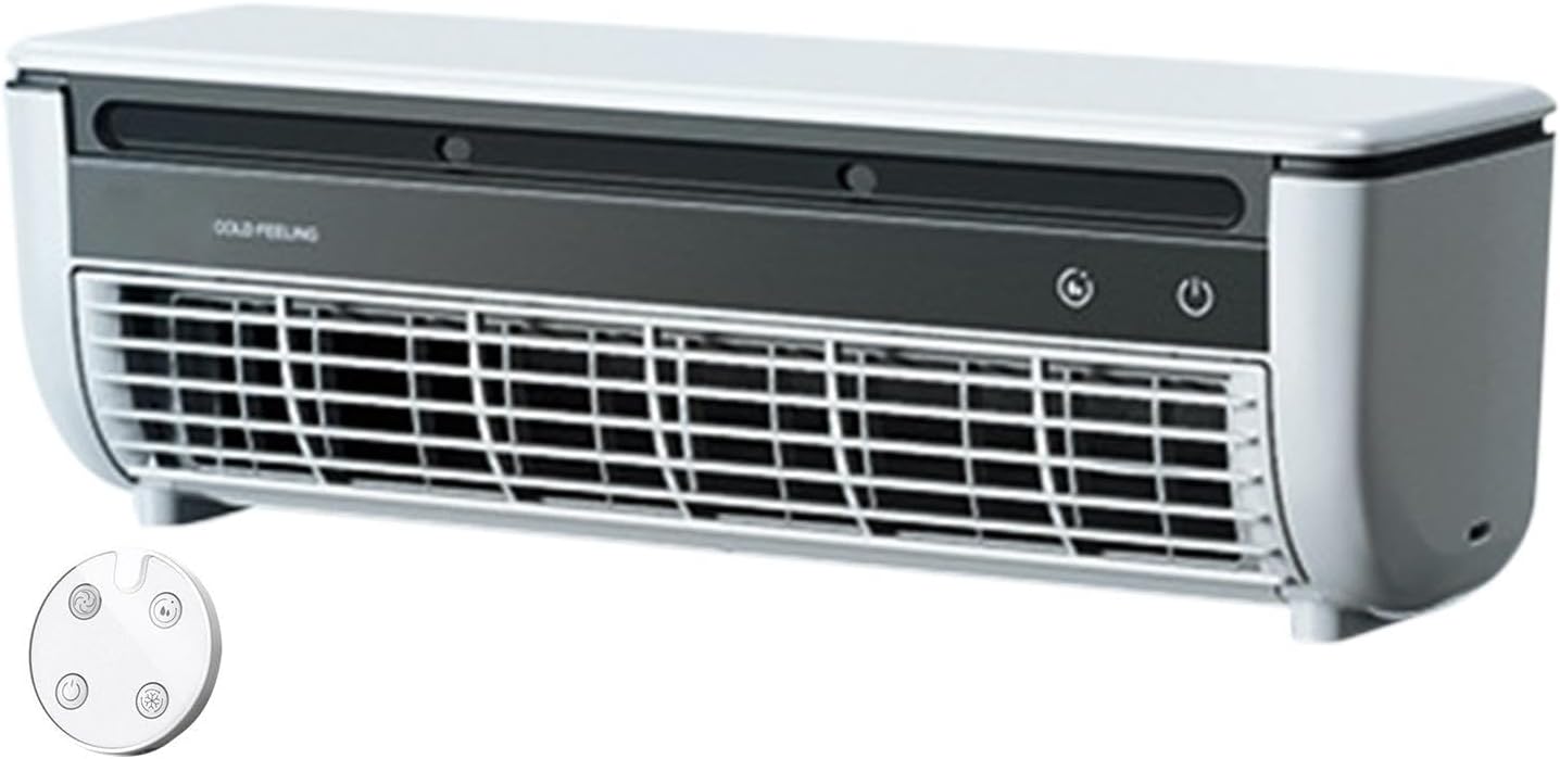  Ventilateur De Refroidissement À Air Mural Portable, Ventilateur De Refroidissement À Trois Vitesses, Refroidisseur D'espace Sans Fil, Pour La Cuisine, La Maison, La Table