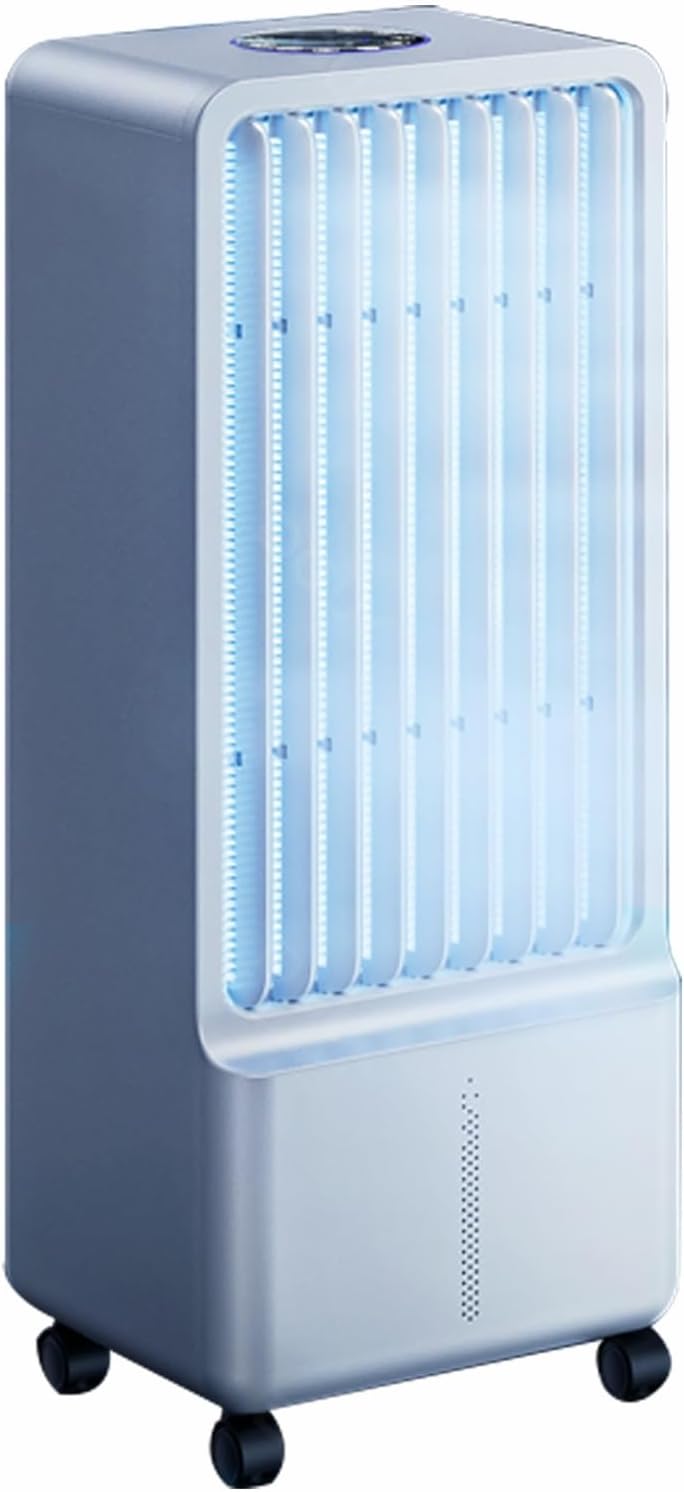  Refroidisseurs Par évaporation Portables, Climatiseurs Portables, Refroidissement Des Semi-conducteurs, Blocs De Glace Inutiles, écran LED, Réservoir De 6 L, Minuterie De 7,5 H