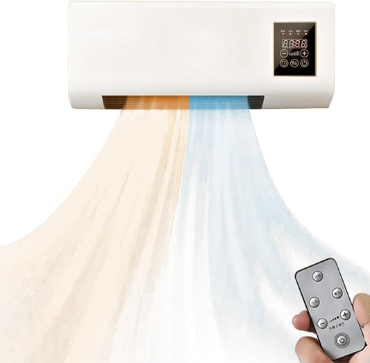  Mini Climatiseur Portable Avec - Unité De Télécommande Murale De Réfroirissement/Chauffage Pour La Maison, La Chambre, Le Salon Ou Le Bureau