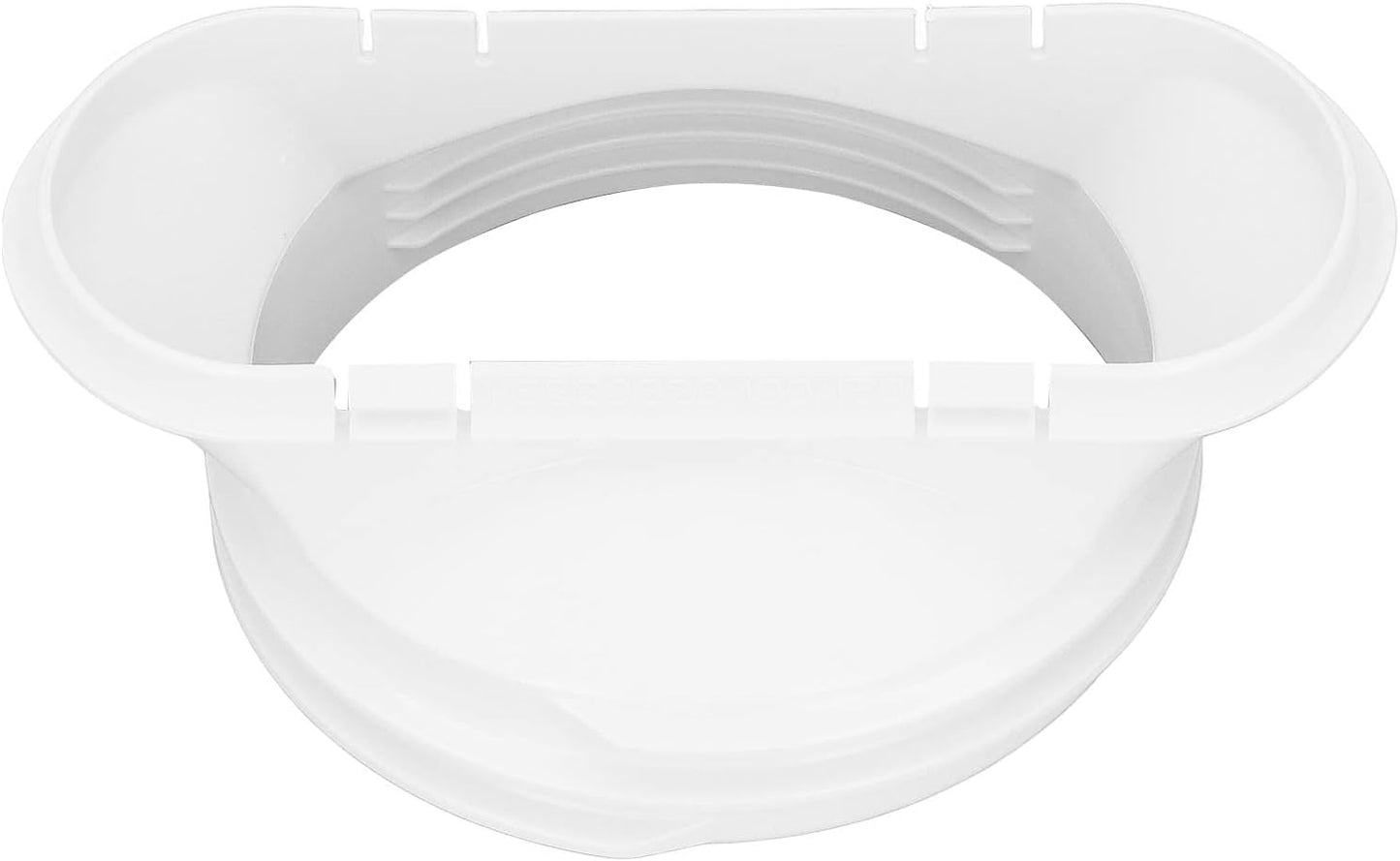  Interface De Tuyau De Conduit D'échappement De Climatiseur Adaptateur, 150mm/5.9in 130mm/5in Connecteur De Buse Plate Interface De Connecteur De Tuyau De Fenêtre D'échappement Coupleur De Climatiseur