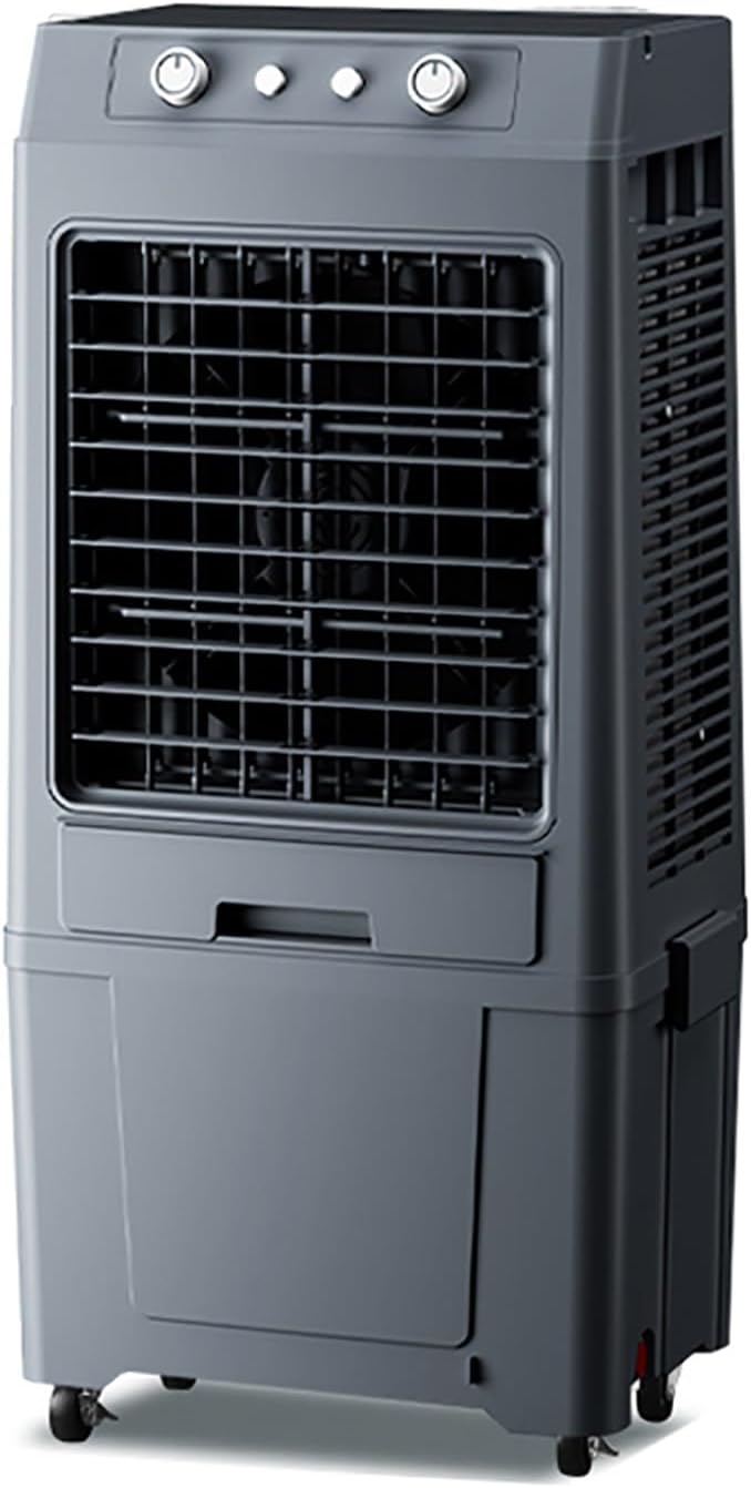  Refroidisseur D'air Par évaporation Portable Avec Réservoir D'eau De 40 L Et Humidificateur Oscillant Pour Chambres, Maison Et Bureau