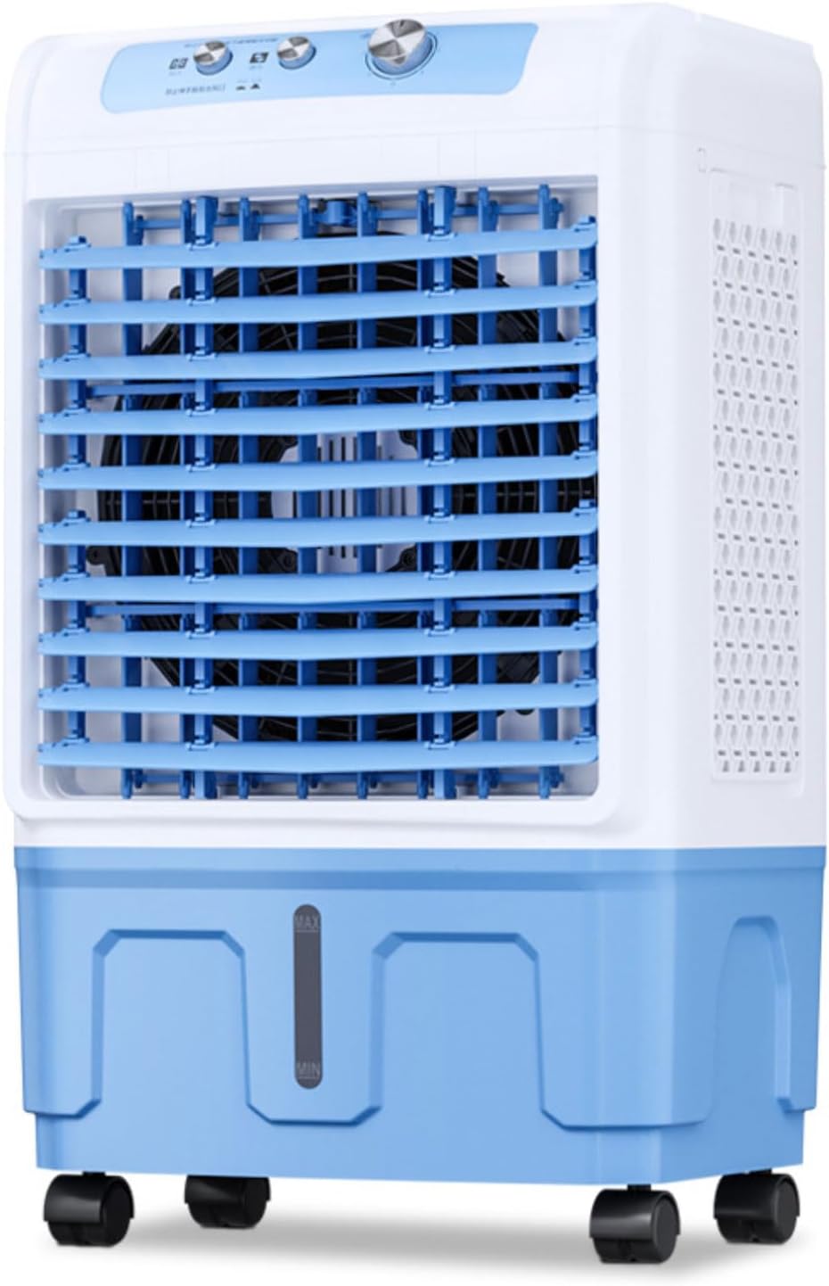 GENERIC Ventilateur Portable 3 En 1 Avec évaporation AC - Oscillant à 120° - Silencieux - 36 DB - Design Mobile Pour Chambre à Coucher Et Bureau