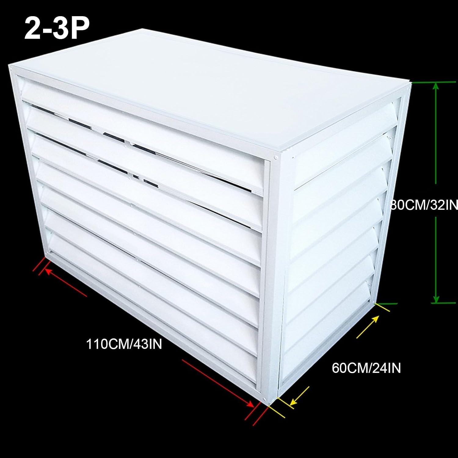 GENERIC Housse De Protection Pour Climatiseur Extérieur - Maille De Protection Pour Unités Séparées - Pare-soleil Pour Climatiseurs Externes - Protection Durable Contre La Température - S'adapte à La Plupart