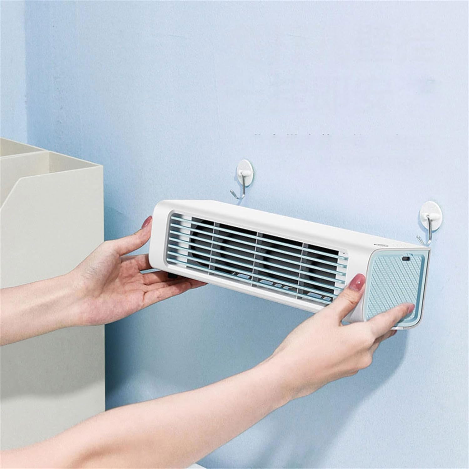  Breezamax, Breeze Max Air Cooler, Qinux Brizaac Climatiseur Mobile, Sherum Rafraichisseur D'air, Mini Climatiseur Portable, Silencieux Et 3 Vitesses, Avec Télécommande, Pour La Maison, Bureau (Blanc)