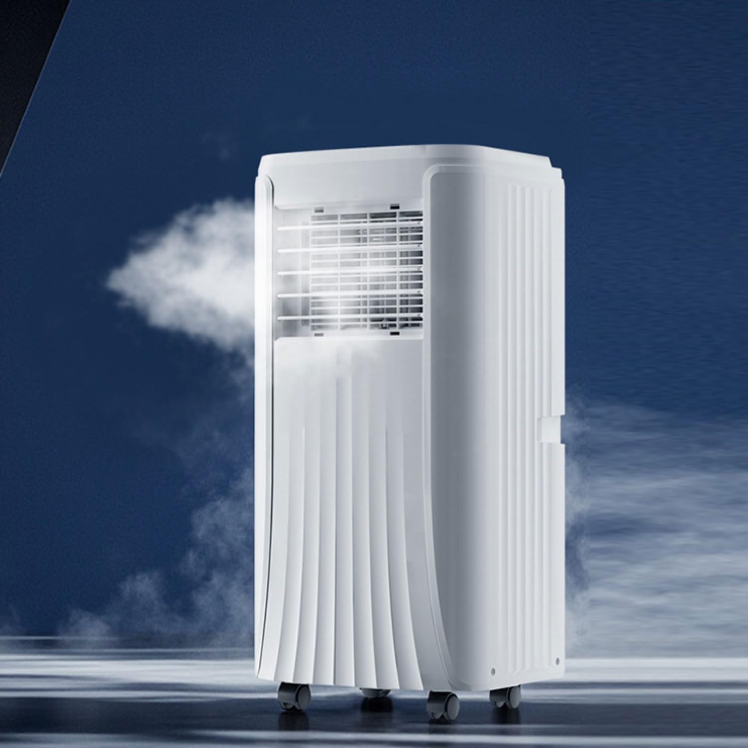 GENERIC Refroidisseur Par évaporation Portable Avec Télécommande, Réservoir De 1 L, Minuterie 24h, Ventilateur De Refroidissement Sans Fenêtre Pour La Maison, La Chambre, Le Garage