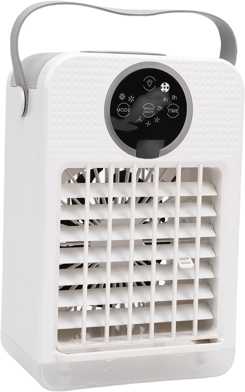  Climatiseur Portable 4 En Refroidisseur D Par Vaporation Humidificateur 700 ML Ventilateur De Bureau Avec 3 Vitesses Et 7 Couleurs LED