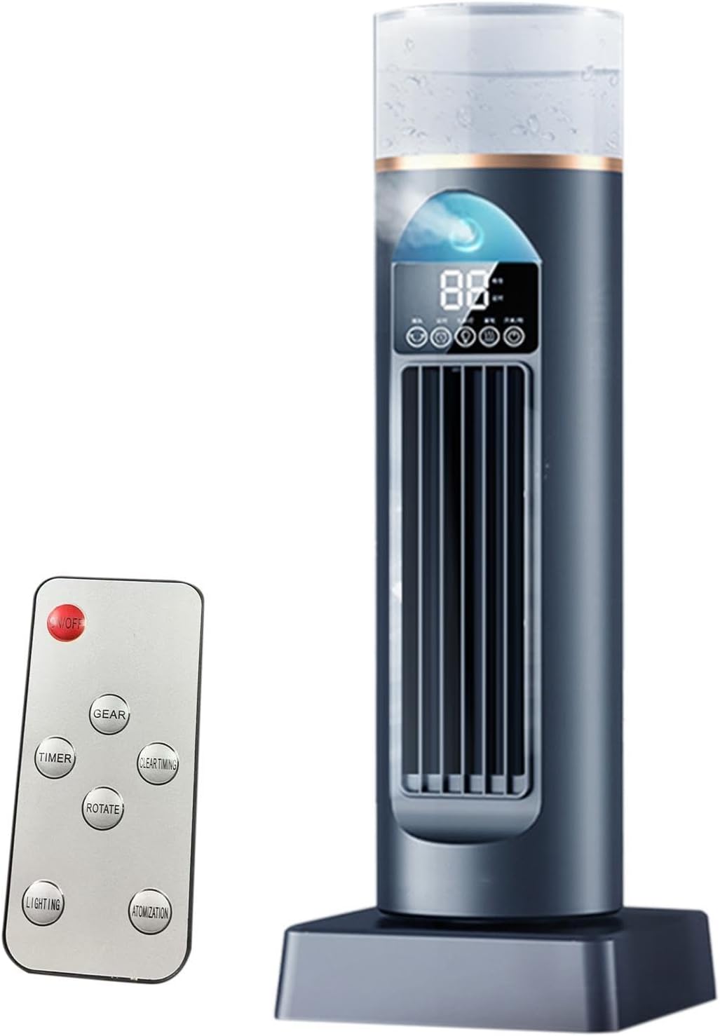  Ventilateur De Climatiseur – Ventilateur De Pulvérisation Sans Pales, Ventilateurs De Refroidissement USB Tour De Bureau | Brume De Réapprovisionnement En Eau, Refroidisseur D'espace Personnel Pour La