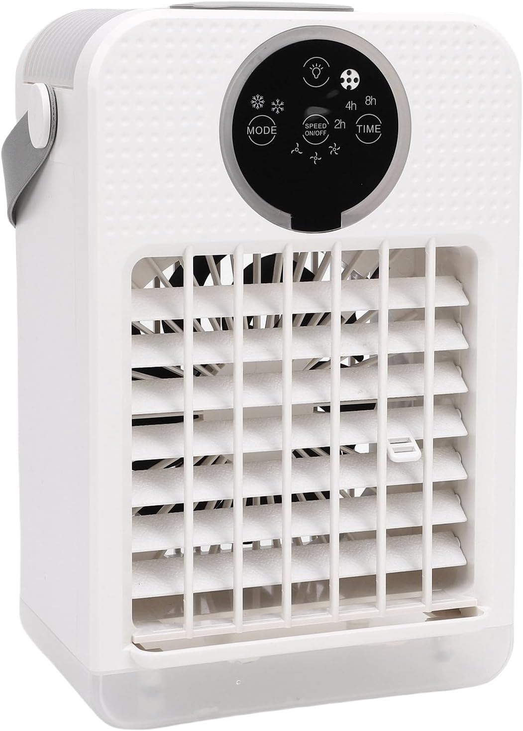  Climatiseur Portable 4 En Refroidisseur D Par Vaporation Humidificateur 700 ML Ventilateur De Bureau Avec 3 Vitesses Et 7 Couleurs LED