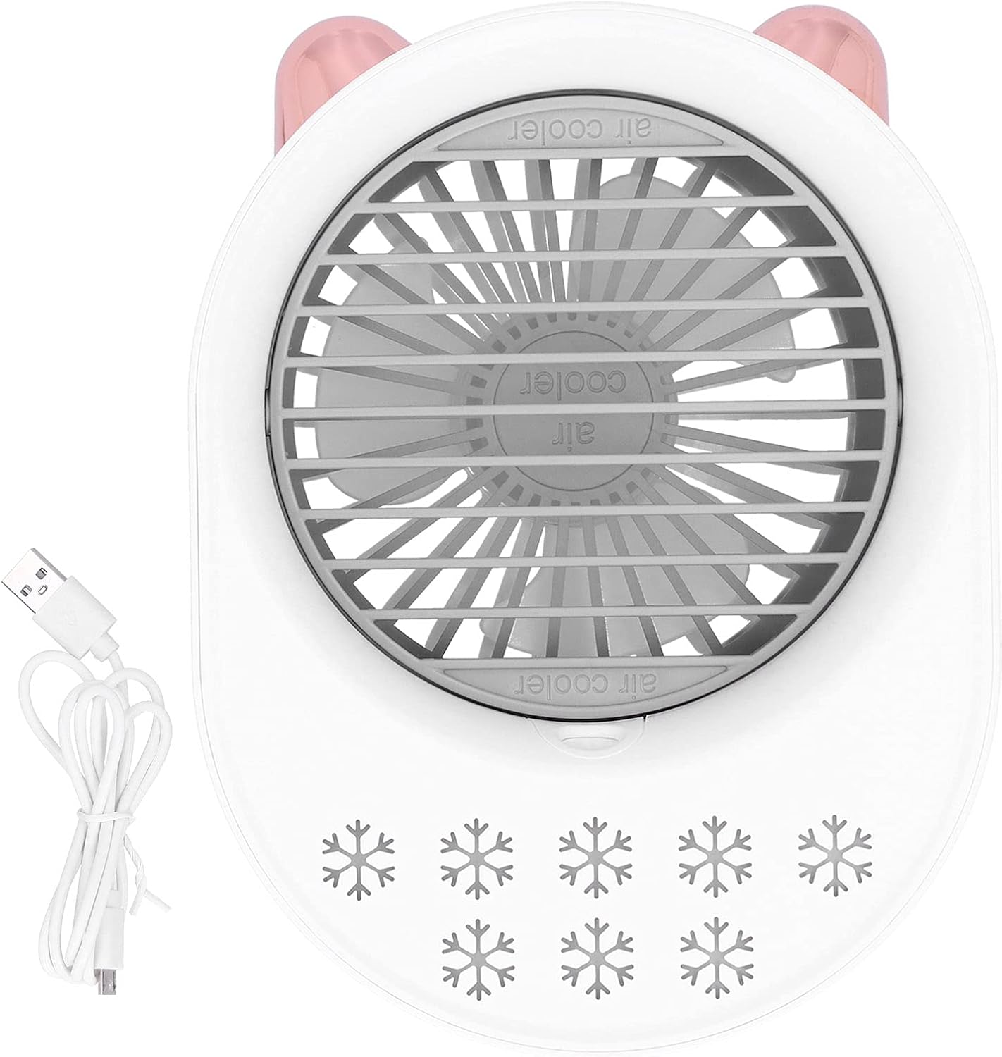  Refroidisseur D USB Pour Bureau Avec R Servoir De 200 Ml Et 2 Vitesses R Glables Id Al Pour Tudiants Et Travail Domicile Blanc