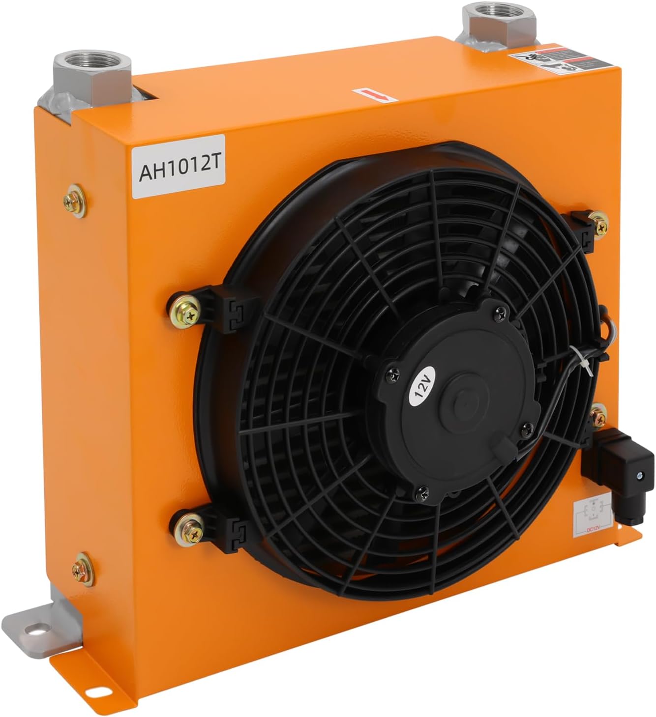  Refroidisseur D'air Hydraulique, 120 W, 6000 Kcal/h, Silencieux, 100 L/min, Refroidisseur D'huile Refroidi Par Air Pour Machines Agricoles, Pelleteuses, Engins De Chantier (DC 12 V)