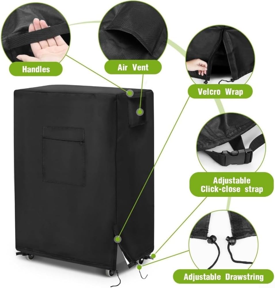  Housse De Refroidisseur Imperméable En Tissu Oxford 210D Par évaporation Avec Protection UV Et Poussière, Cordon De Serrage Sécurisé Et Poignées Latérales, Pour Unités Portables Hessaire MC18M Pour