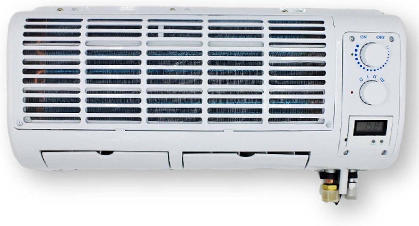GENERIC Ventilateur Compact D'évaporateur De Voiture 12V Avec écran LCD, Refroidisseur Automatique Portable Pour Camions Vans Buses, Accessoire Efficace Du Système De Refroidissement