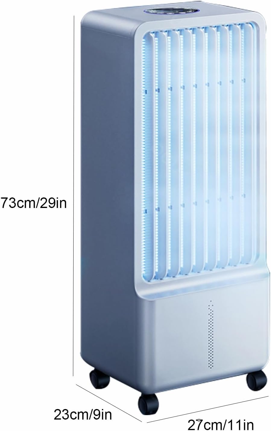  Refroidisseurs Par évaporation Portables, Climatiseurs Portables, Refroidissement Des Semi-conducteurs, Blocs De Glace Inutiles, écran LED, Réservoir De 6 L, Minuterie De 7,5 H