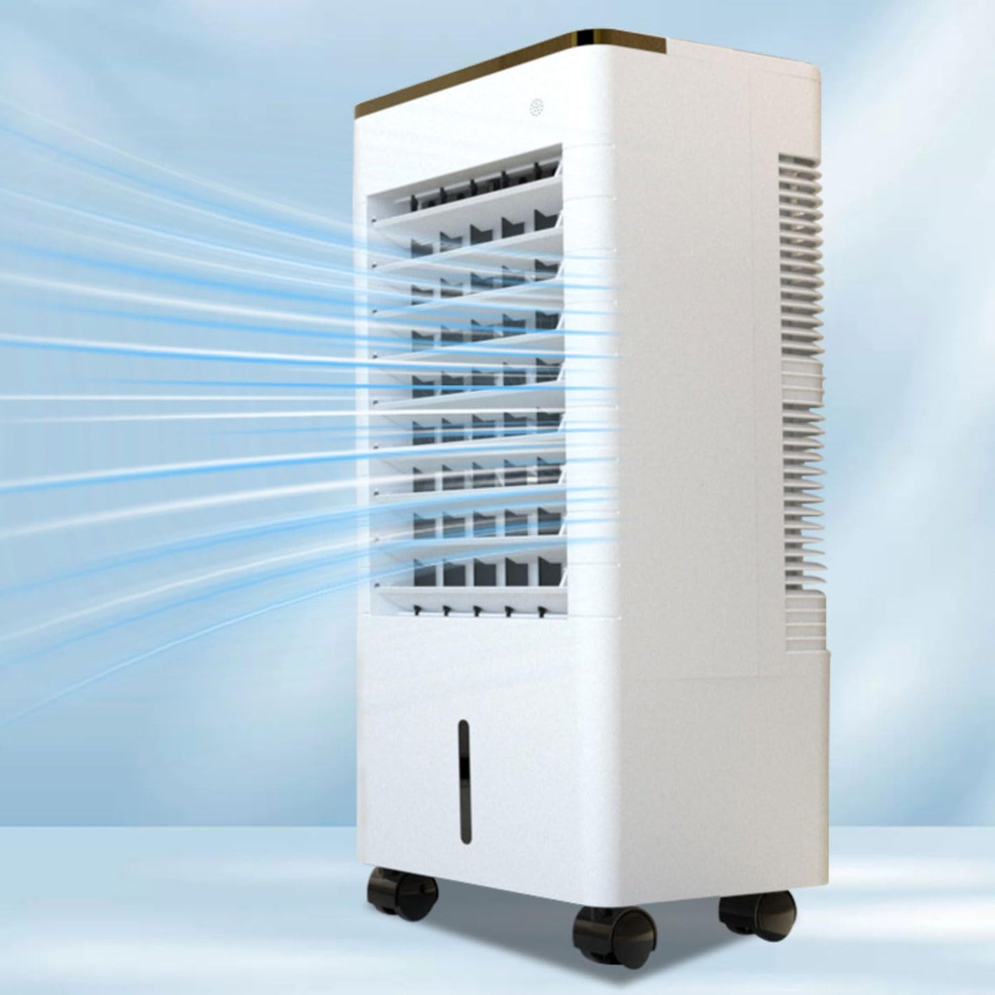 GENERIC Refroidisseur D'air Portable Avec Grand Réservoir D'eau, Ventilateur Et Refroidisseur 3 En 1, Minuterie 12h, 4 Blocs De Glace, 3 Vitesses, Climatisation Sans Ventilation Pour La Maison, Le Bureau Et