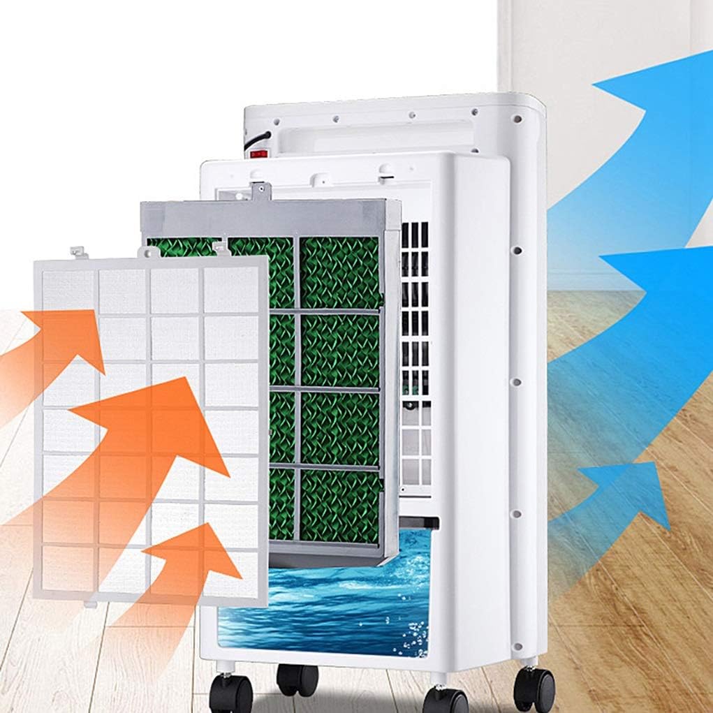  Ventilateur De Climatiseur Portable, Ventilateur De Refroidissement Avec Télécommande, Refroidisseur D'air électrique Vertical Compact Pour La Maison, Dortoir, Fonctionnement Silencieux