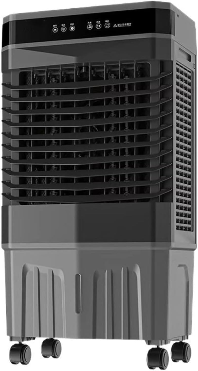 GENERIC Refroidisseur D'air Portable économiseur D'énergie, 3 Vitesses, 12H Minuterie, 120 Oscillation, Refroidisseur à Faible évaporation De Bruit Pour Le Bureau De Chambre Salon Chambre à Domicile Refroidis
