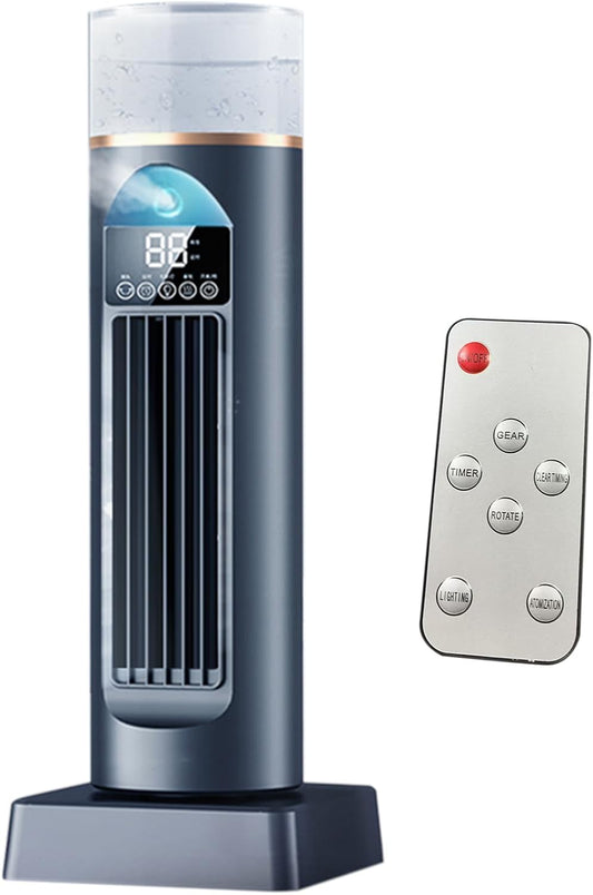  Ventilateur De Climatiseur, Refroidisseur De Pièce Portable, Humidificateur Sans Lame Avec Fonctionnement Silencieux, Ventilateur Minuterie Avec Télécommande, Dispositif De Refroidissement Intérieur,
