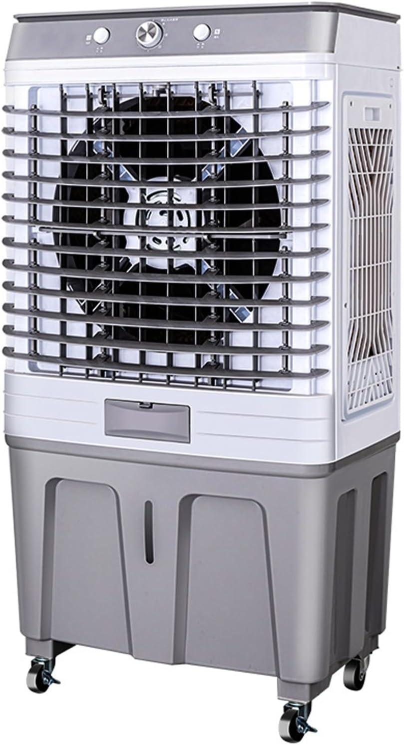 GENERIC Refroidisseur D'air Par évaporation De 26 000 Pi³/min Avec 4 Roues, Réservoir D'eau De 43,6 Litres, Oscillation à 120°, 3 Vitesses, Refroidit Jusqu'à 430 M² Pour Une Utilisation En Intérieur/extérieur