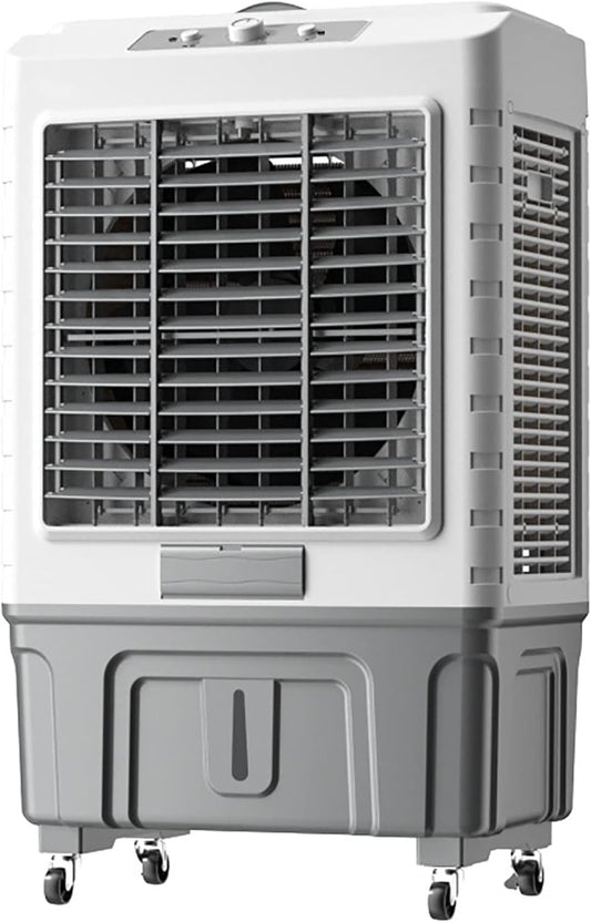 GENERIC Ventilateur De Refroidissement Par évaporation, Humidificateur Industriel, Climatiseur, Grand Réservoir D'eau De 55 L, Moteur Puissant Pour Un Refroidissement Efficace