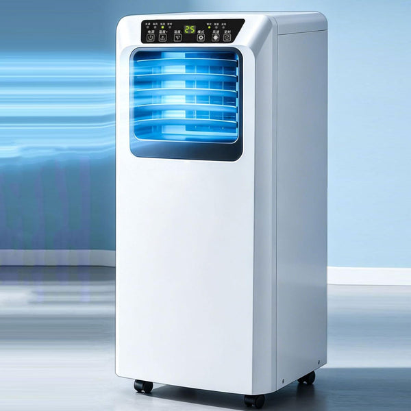  Climatiseur Portable Pour Les Chambres Jusqu'à 300 Pieds Carrés, Unité De Refroidissement Intelligente Silencieuse Avec Ventilateur, Déshumidificateur, Minuterie De Sommeil, Kit De Télécommande Et D'i