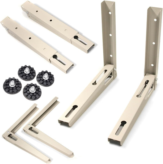  Maclean MC-621 Support De Poignée Pour Climatiseur Support Mural Pour Le Conditionnement De L'air Jusqu'à 100 Kg Support De Fixation Pour Climatiseur Supports Pour Climatiseurs Muraux