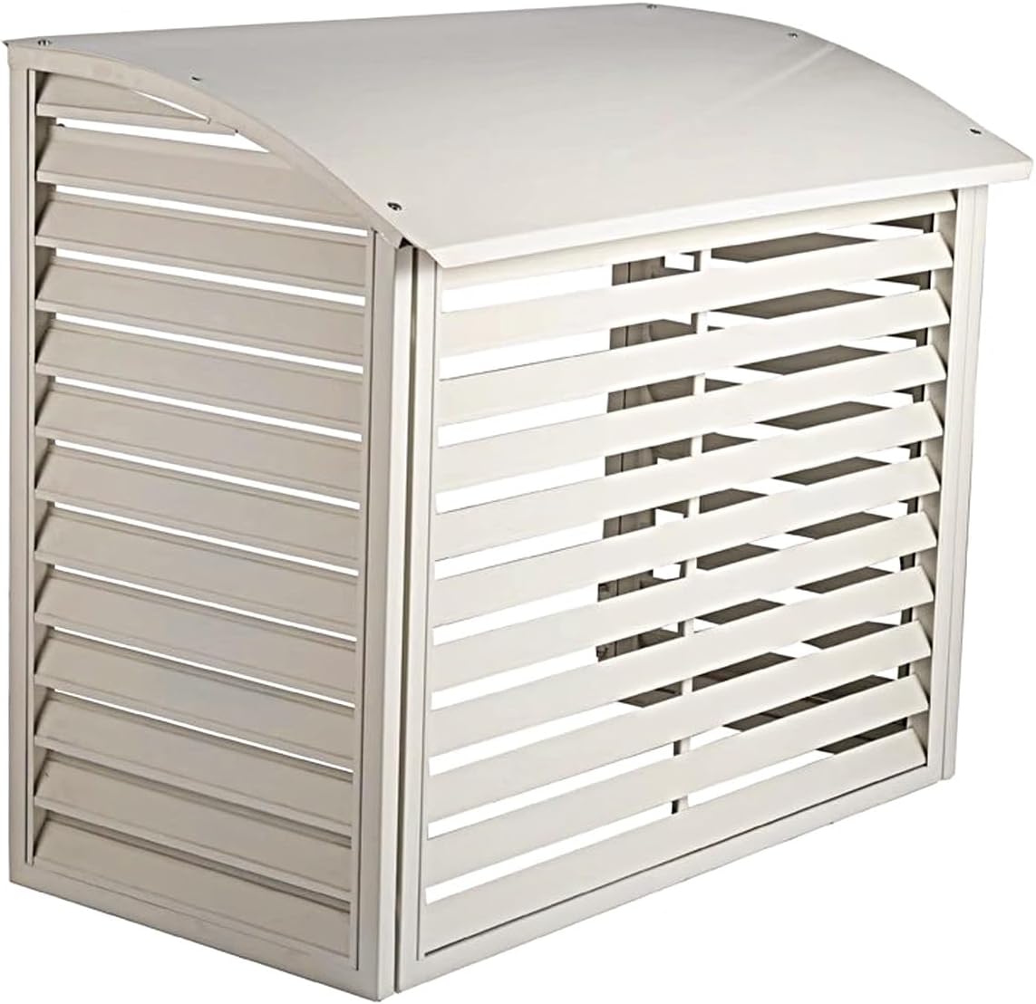  Housse De Protection Pour Climatiseur Mini-Split De Qualité Supérieure, En Aluminium, Avec écran De Protection Supérieur Pour Une Durabilité Et Une Résistance Accrues Aux