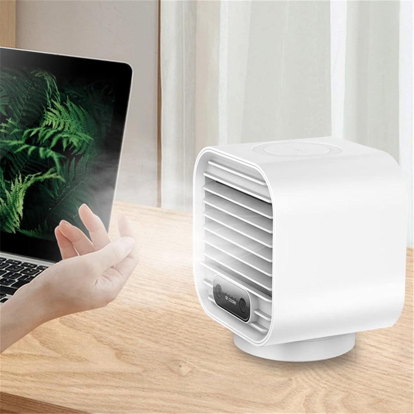 GENERIC Mini Climatiseur Portable, Ventilateur Multifonction Et Refroidisseur D'air Pour L'été, Solution De Refroidissement De Bureau Pour La Maison Et Le Bureau, Design Efficace Et Compact