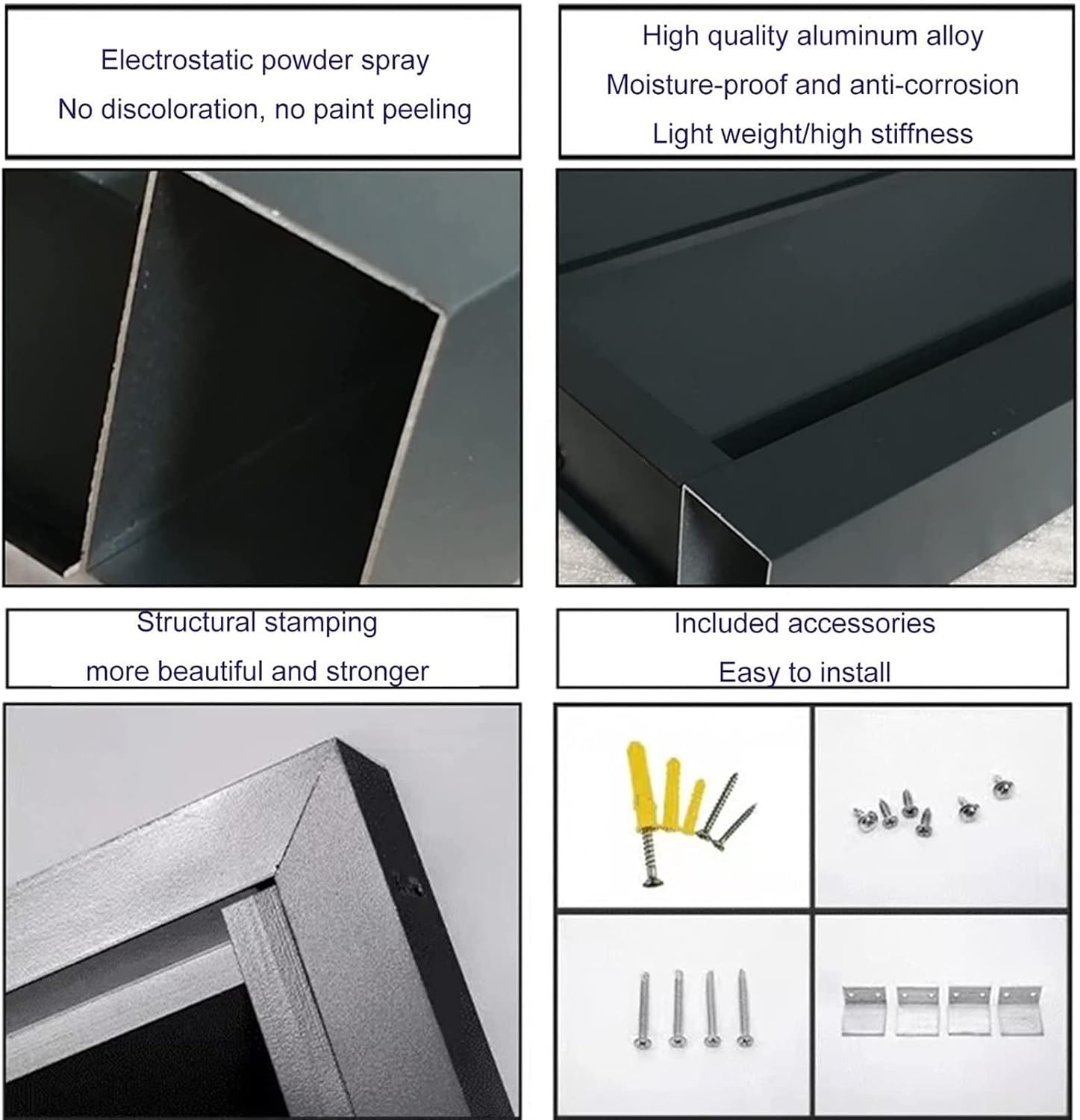 GENERIC Housse De Protection En Aluminium, Pompe à Chaleur Extérieure, étagère De Plantes Pour Jardin, Housse De Protection Pour Climatiseurs Extérieurs, Résistante Aux Intempéries Et Durable