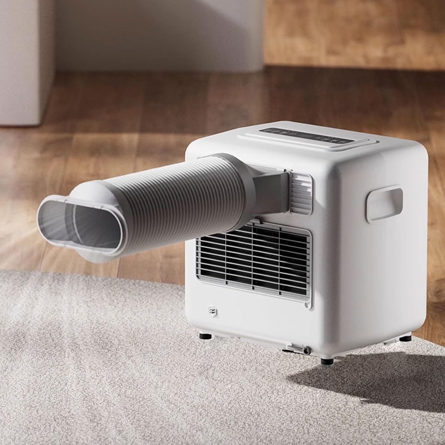  Portable AC 14000 BTU Écran Tactile Sans Fenêtre Besoin D'énergie Efficace Ventilateur D'air Froid Pour Bureau à Chambre à Coucher Compact Unité De Refroidissement Silencieuse