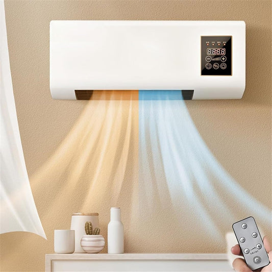  Mini Ventilateur - AC Portable Mural Pour Un Refroidissement Efficace Dans La Chambre Et Le Bureau, Conception Compacte Avec Télécommande (54 * 20 * 11.5cm)