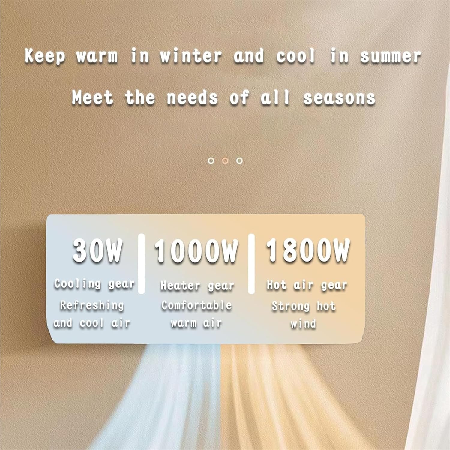  Mini Climatiseur Portable Avec - Climatiseur à Distale Pour Chambre Et Bureau, Design Compact