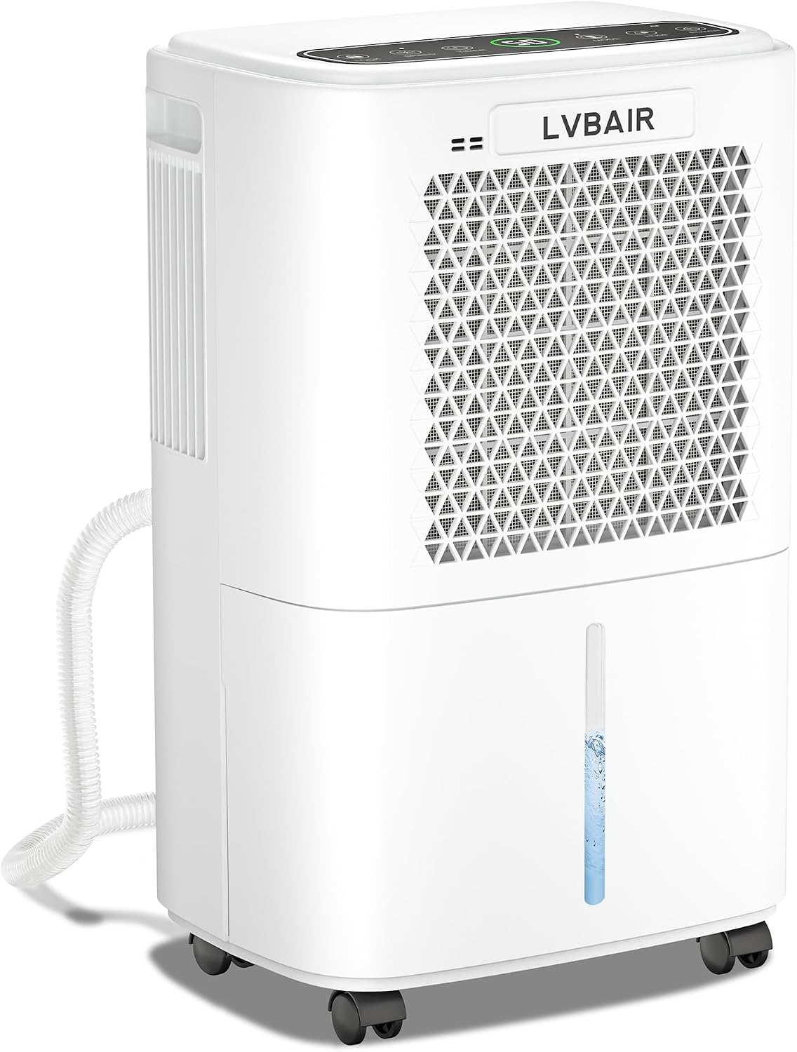  Déshumidificateur 12L/jour - Déshumidificateur électrique Puissant, économe En énergie, Portable, 3 Modes Et Contrôle Intelligent De L'humidité, Déshumidificateur électrique