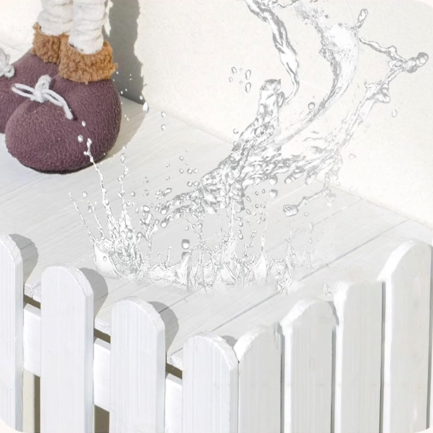 Housse De Protection Pour Climatiseur Extérieur - Boîtier En Bois Pour Pompe à Chaleur, Protection Contre Les Intempéries Pour Pompes à Chaleur Et Climatiseurs - Marron 1