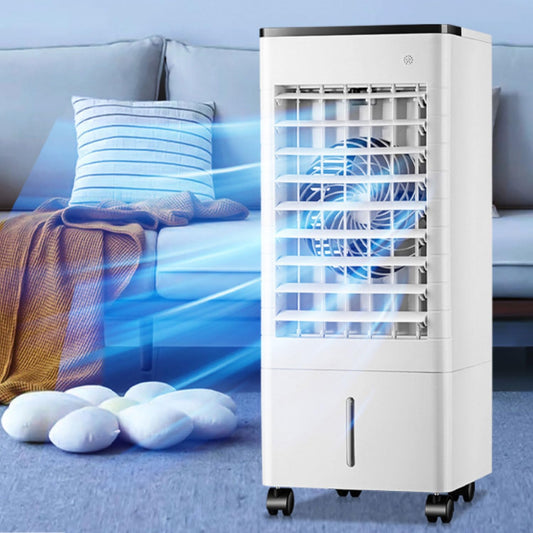 GENERIC Rafraîchisseur D'air Par évaporation/Climatiseur Portable Ultra-silencieux, Humidificateur, Ventilateur Brumisateur, Réservoir 9L, Minuterie 7h, 65W, 3 Vitesses, Pour Maison, Bureau Ou Chambre