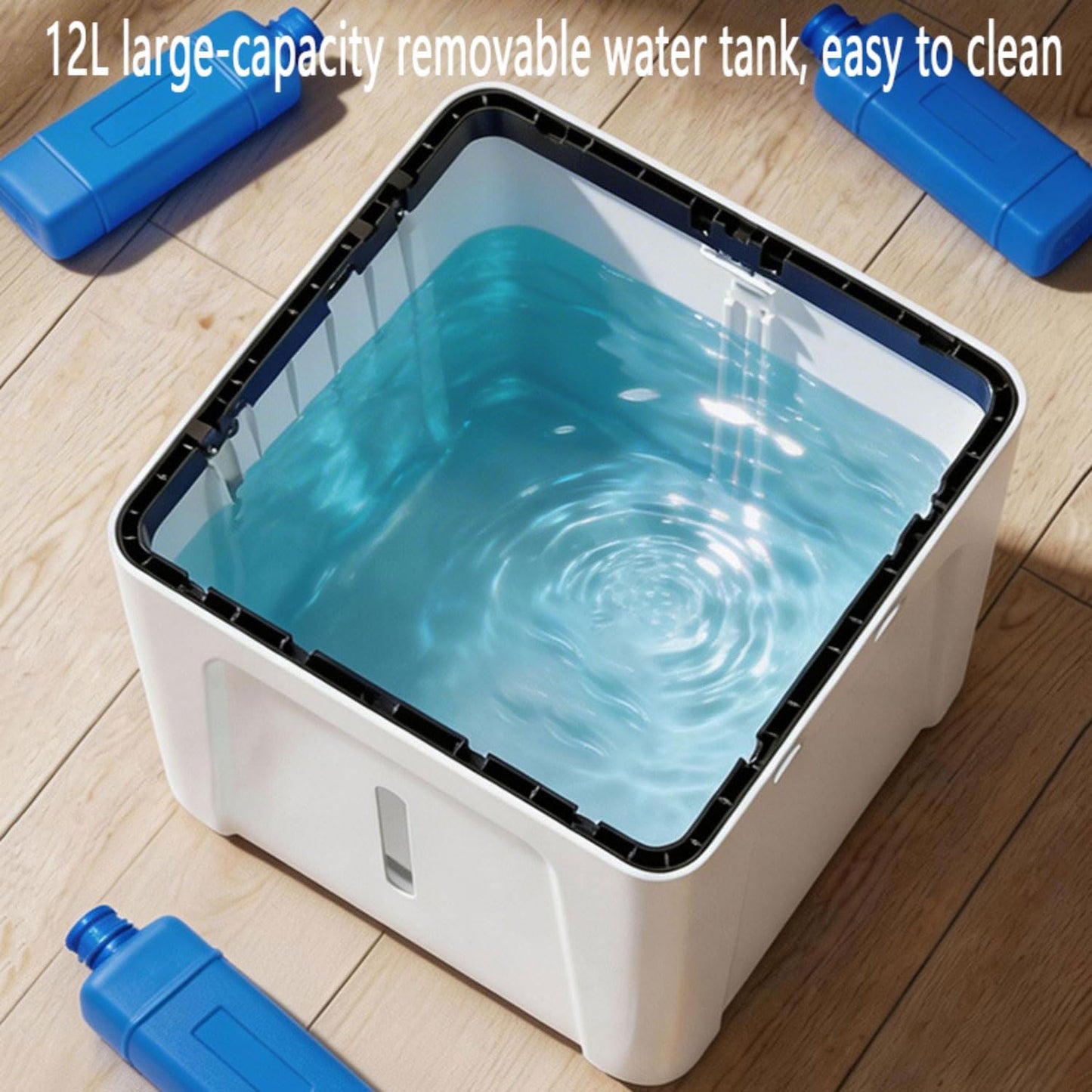 GENERIC Sans Fenêtre, Refroidisseur D'air Portable Avec 60°oscillation, Climatiseur Airless, Tubeless, Refroidisseur à évaporation Silencieux Avec Oscillation, Ventilateur De Boîte Froide Pour Chambre à Couch