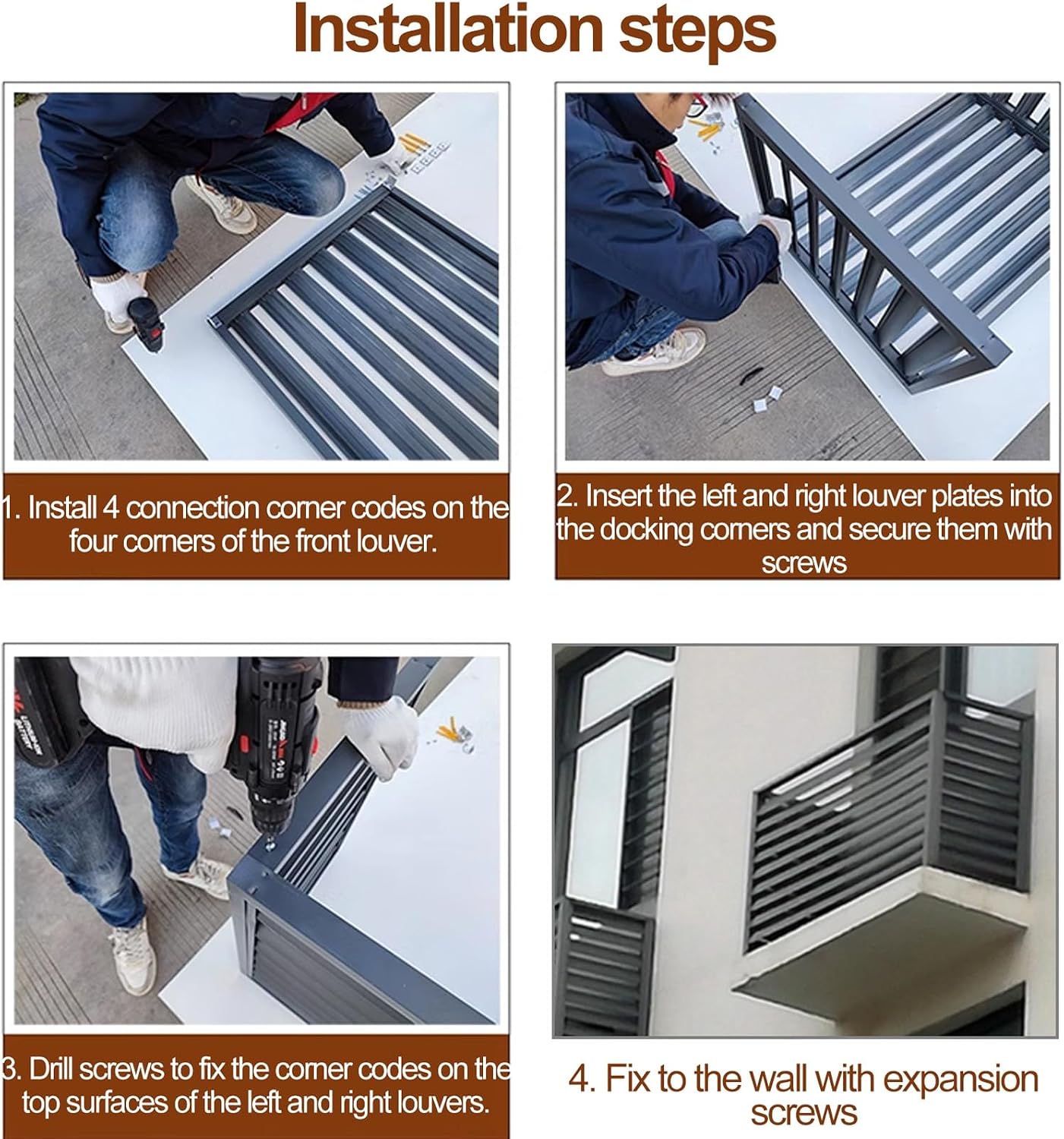  Housse De Protection En Métal Résistante Aux Intempéries Pour Pompe à Chaleur Et Climatiseur - 110 X 60 X 80 Cm - Cage De Climatisation Extérieure Pour Unités De Condensateur - Protection Contre Les