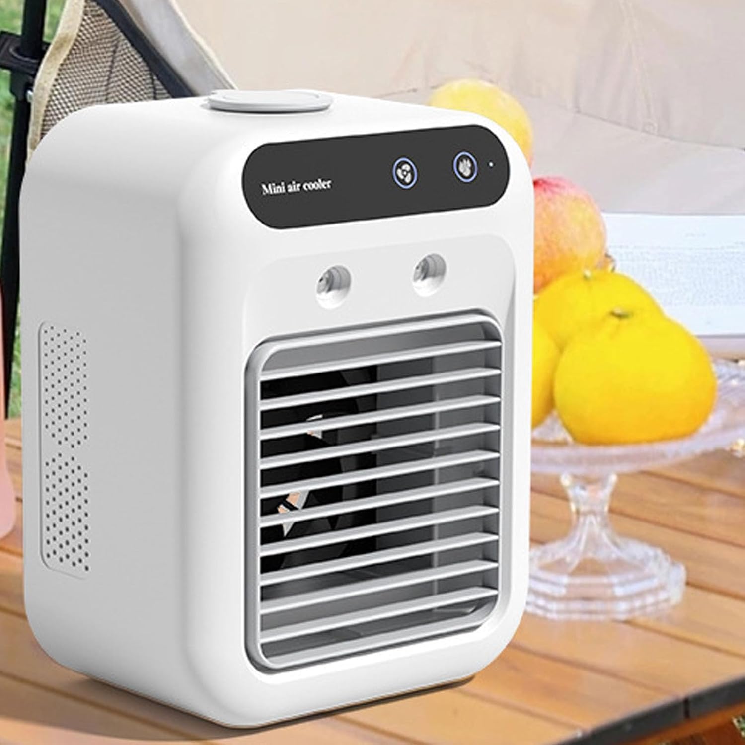  Cocoarm Ventilateur De Climatiseur Portable, Matériau ABS, Refroidissement Efficace, Capacité Du Réservoir De 500 Ml Pour Un Usage Personnel à Domicile, Bureau, Camping-car